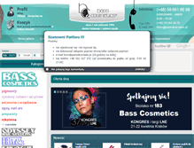 Tablet Screenshot of paznokcie-bass.pl